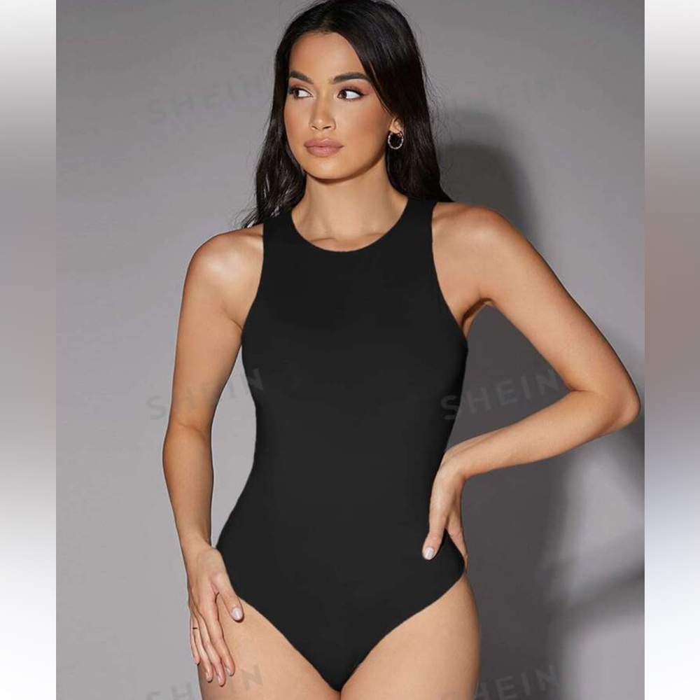 Black Bodysuit Size Large